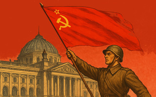 Красное знамя над Рейхстагом