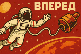 Американец в открытом космосе