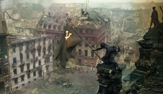 Красное знамя над рейхстагом