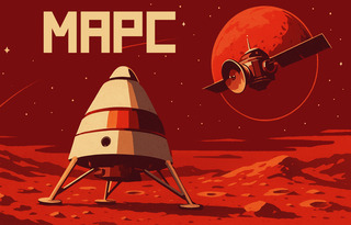 След на Марсе