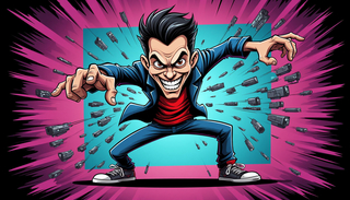 Хакер рисунок