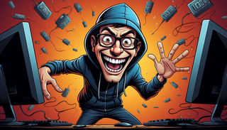 Хакер рисунок