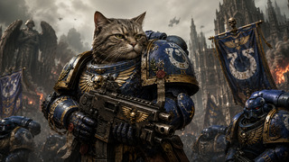 Кот-биотитан - самый грозный юнит в Warhammer 40 000