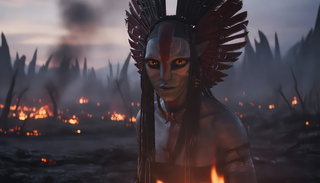 Кадр из фильма Аватар: Пламя и пепел