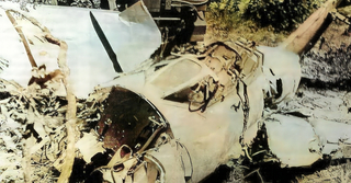 Обломки самолёта Гагарина